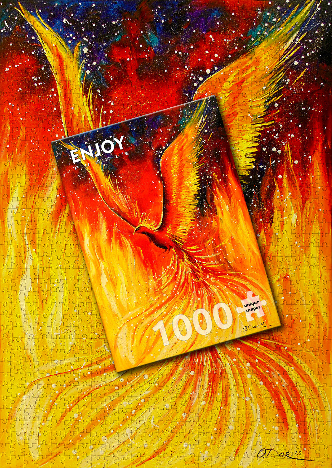 1000 Pieces Jigsaw Puzzle - Phoenix Bird (1820)