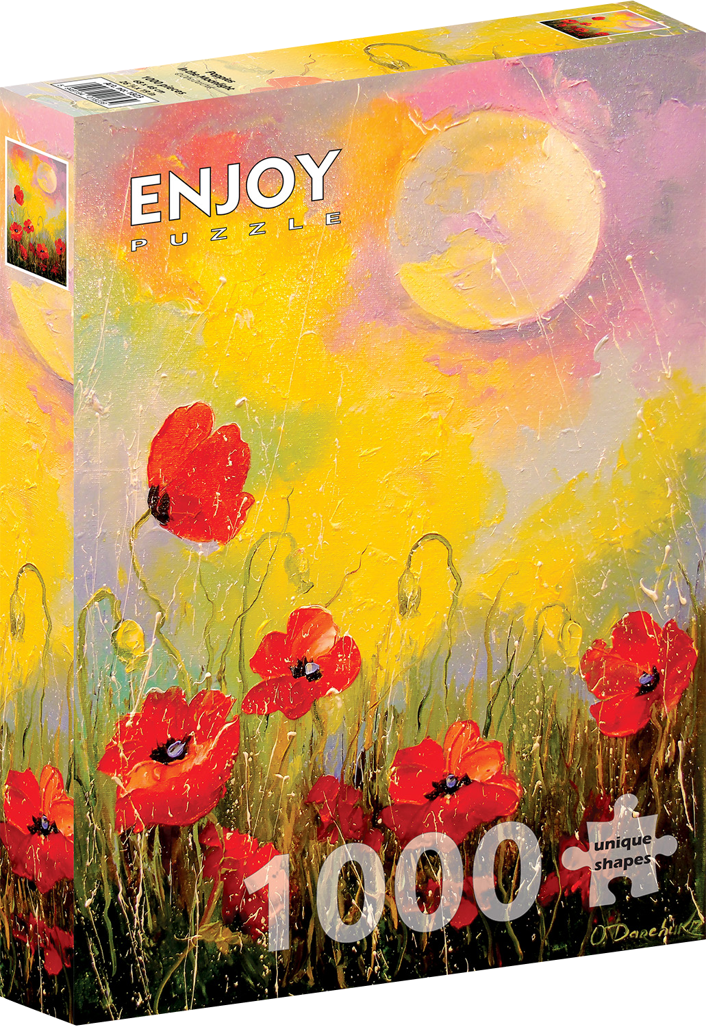 Poppies in the Moonlight - ENJOY 1000-piece jigsaw puzzle box