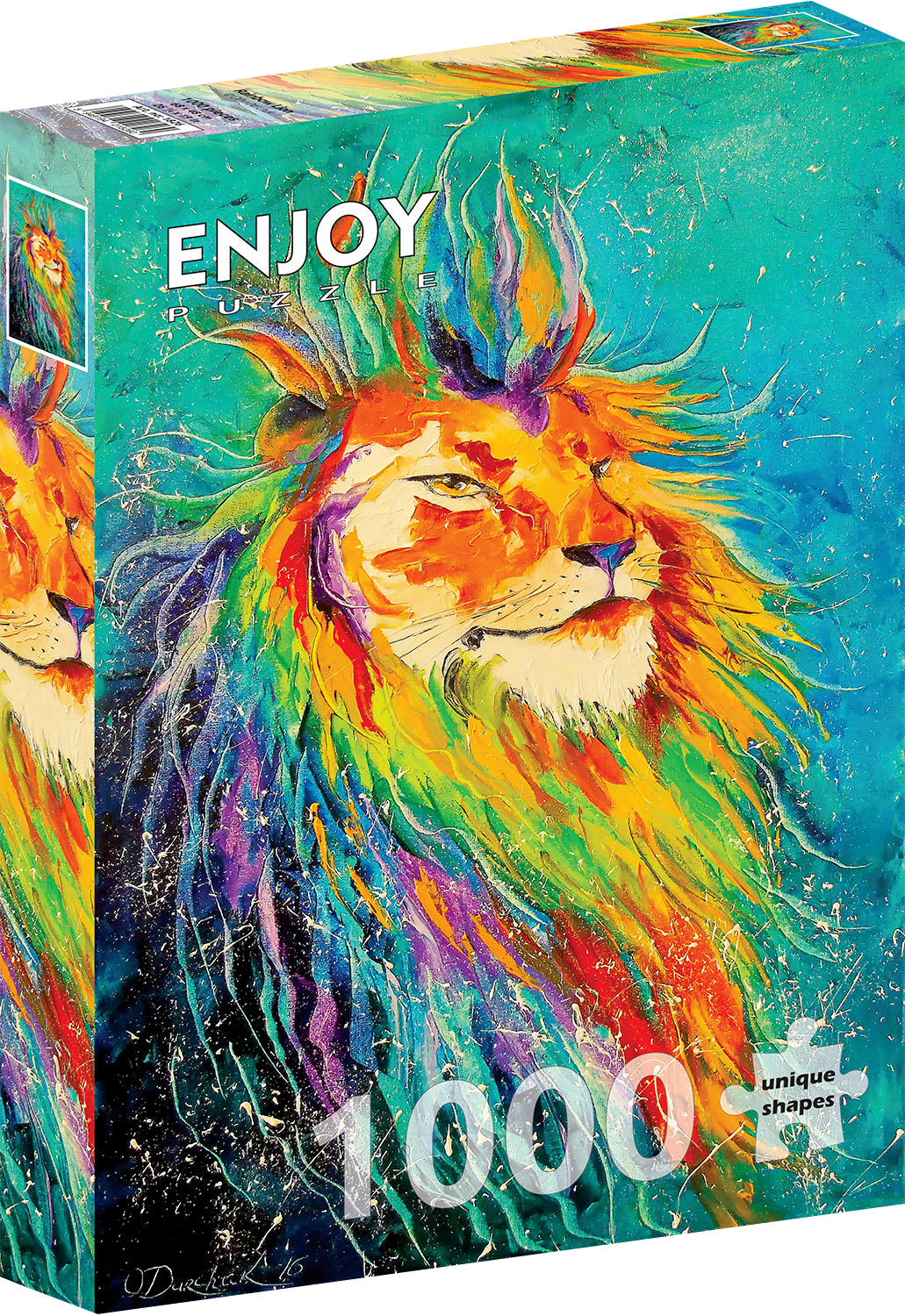 1000 Pieces Jigsaw Puzzle - Rainbow Lion (1826)