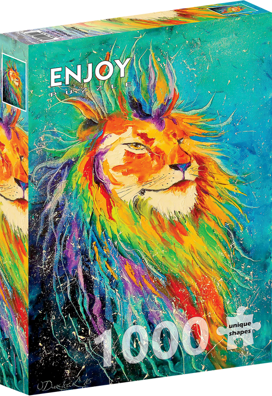 1000 Pieces Jigsaw Puzzle - Rainbow Lion (1826)
