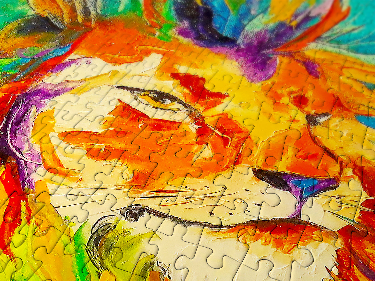 1000 Pieces Jigsaw Puzzle - Rainbow Lion (1826)