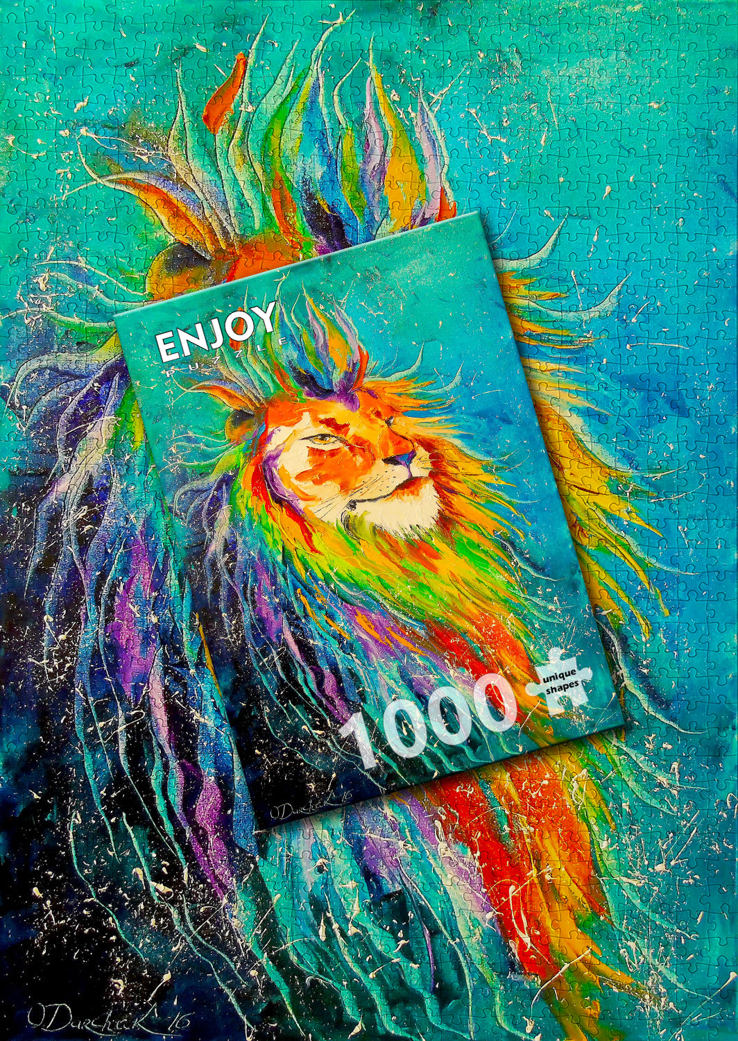 1000 Pieces Jigsaw Puzzle - Rainbow Lion (1826)