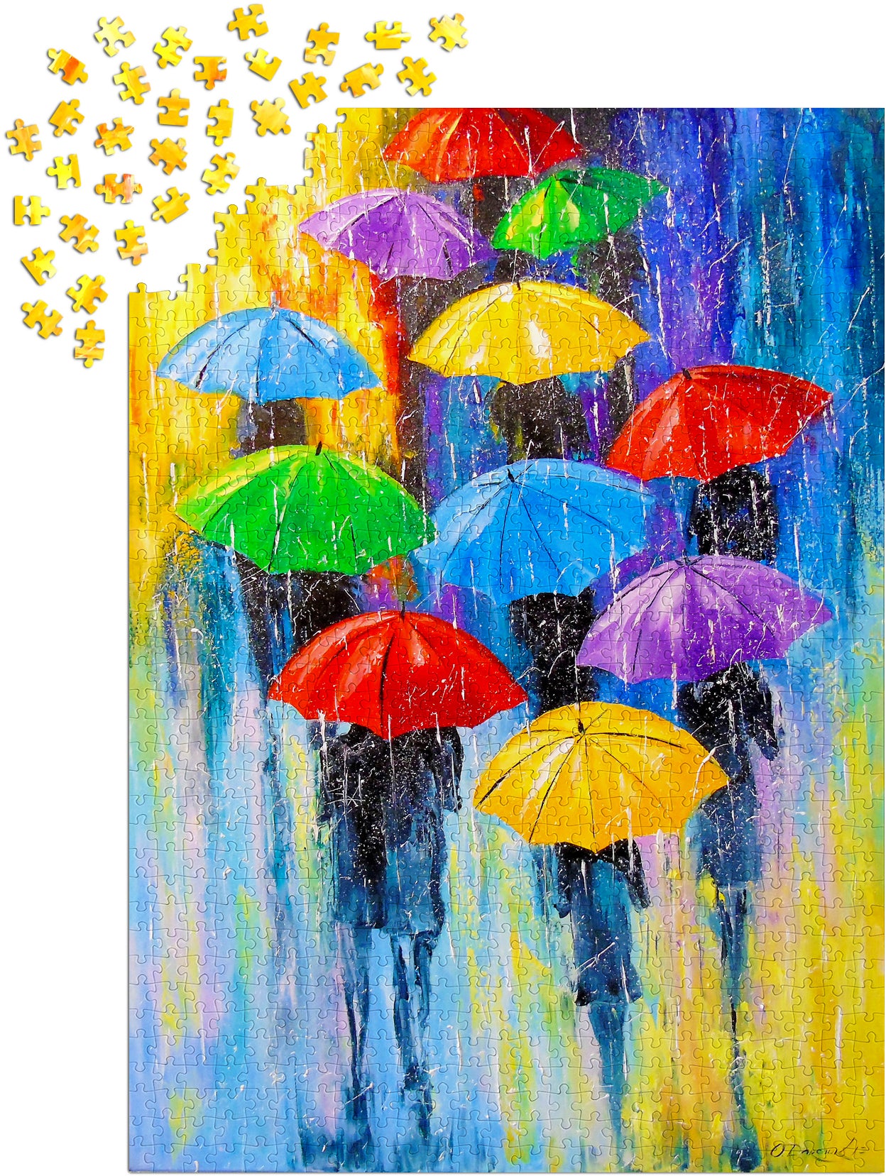 1000 Pieces Jigsaw Puzzle - Rainy Day (1829)