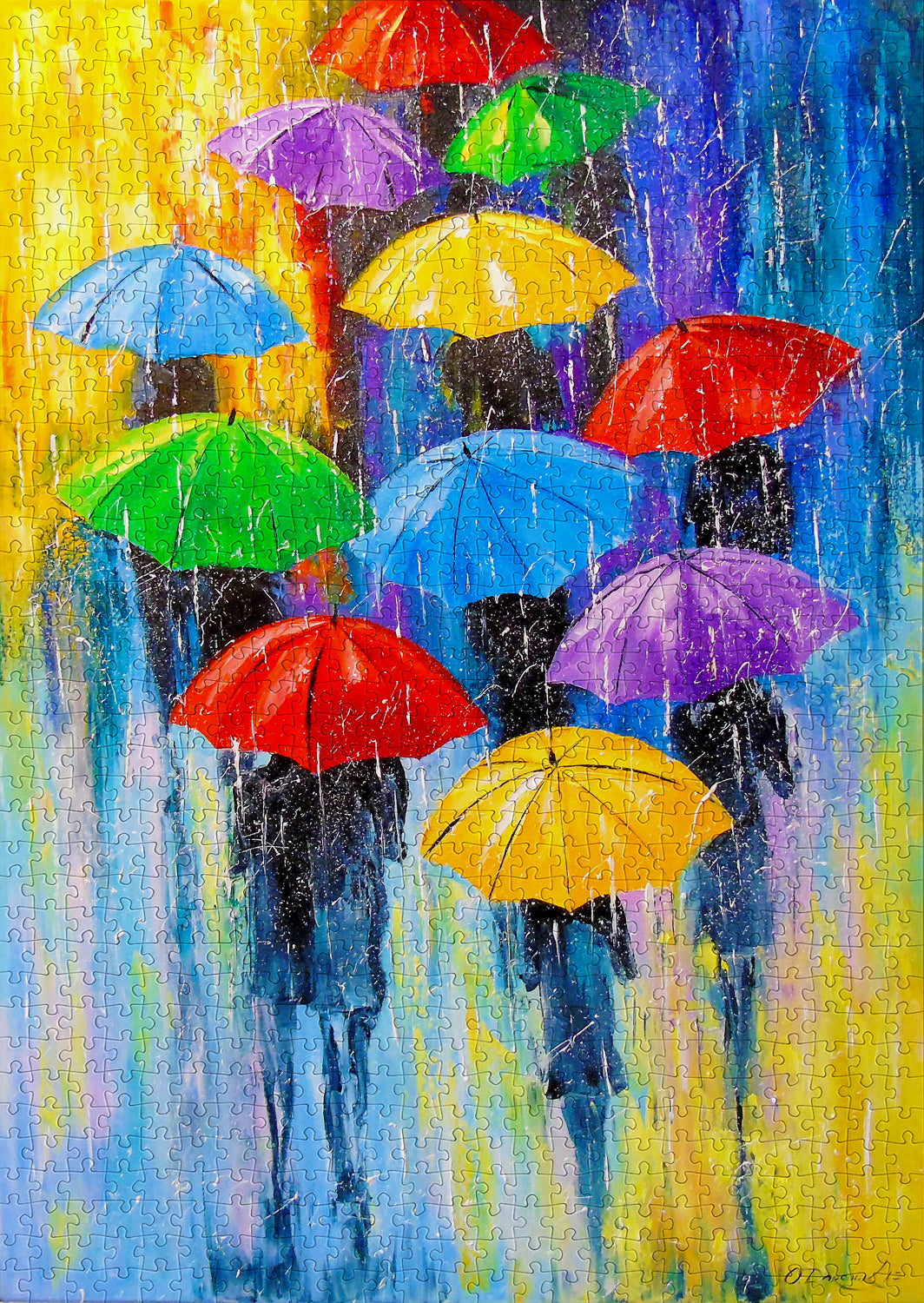 1000 Pieces Jigsaw Puzzle - Rainy Day (1829)