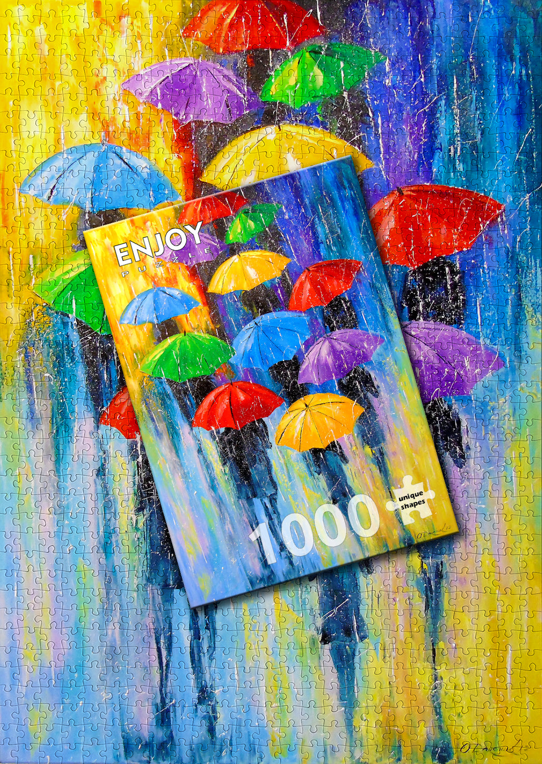 1000 Pieces Jigsaw Puzzle - Rainy Day (1829)