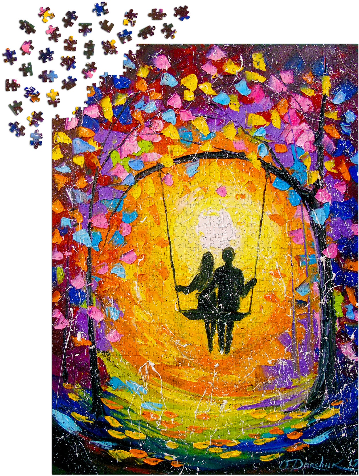 1000 Pieces Jigsaw Puzzle - Romantic Love (1835) – ENJOY Puzzle