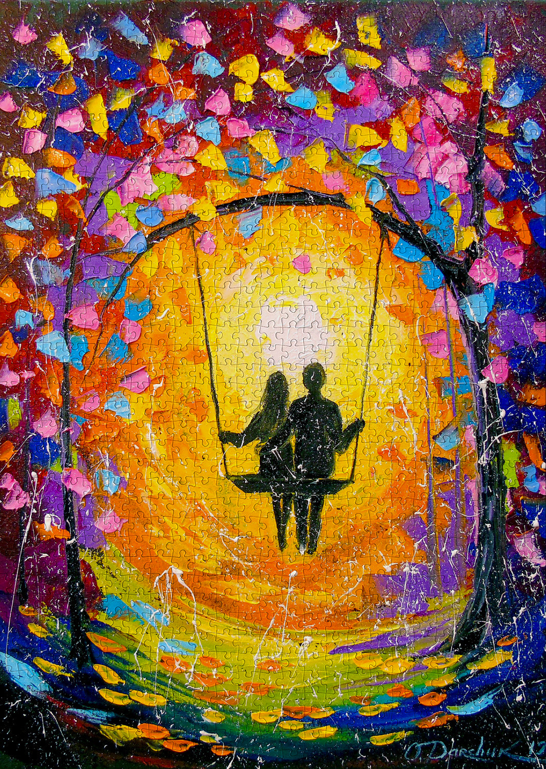 1000 Pieces Jigsaw Puzzle - Romantic Love (1835)