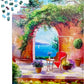1000 Pieces Jigsaw Puzzle - Sea View Through the Arch (1838)