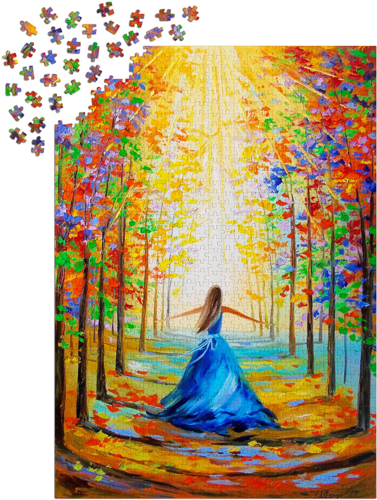 1000 Pieces Jigsaw Puzzle - Towards the Sun (1841)