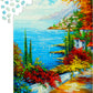 1000 Pieces Jigsaw Puzzle - Town by the Sea (1844)