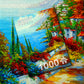 1000 Pieces Jigsaw Puzzle - Town by the Sea (1844)