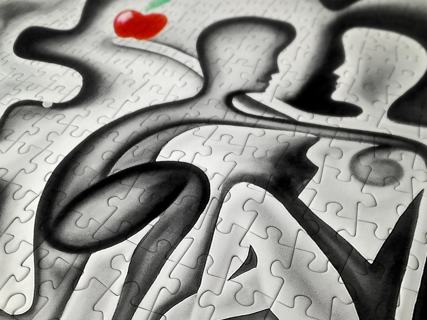 1000 Pieces Jigsaw Puzzle - Adam and Eve (1850)