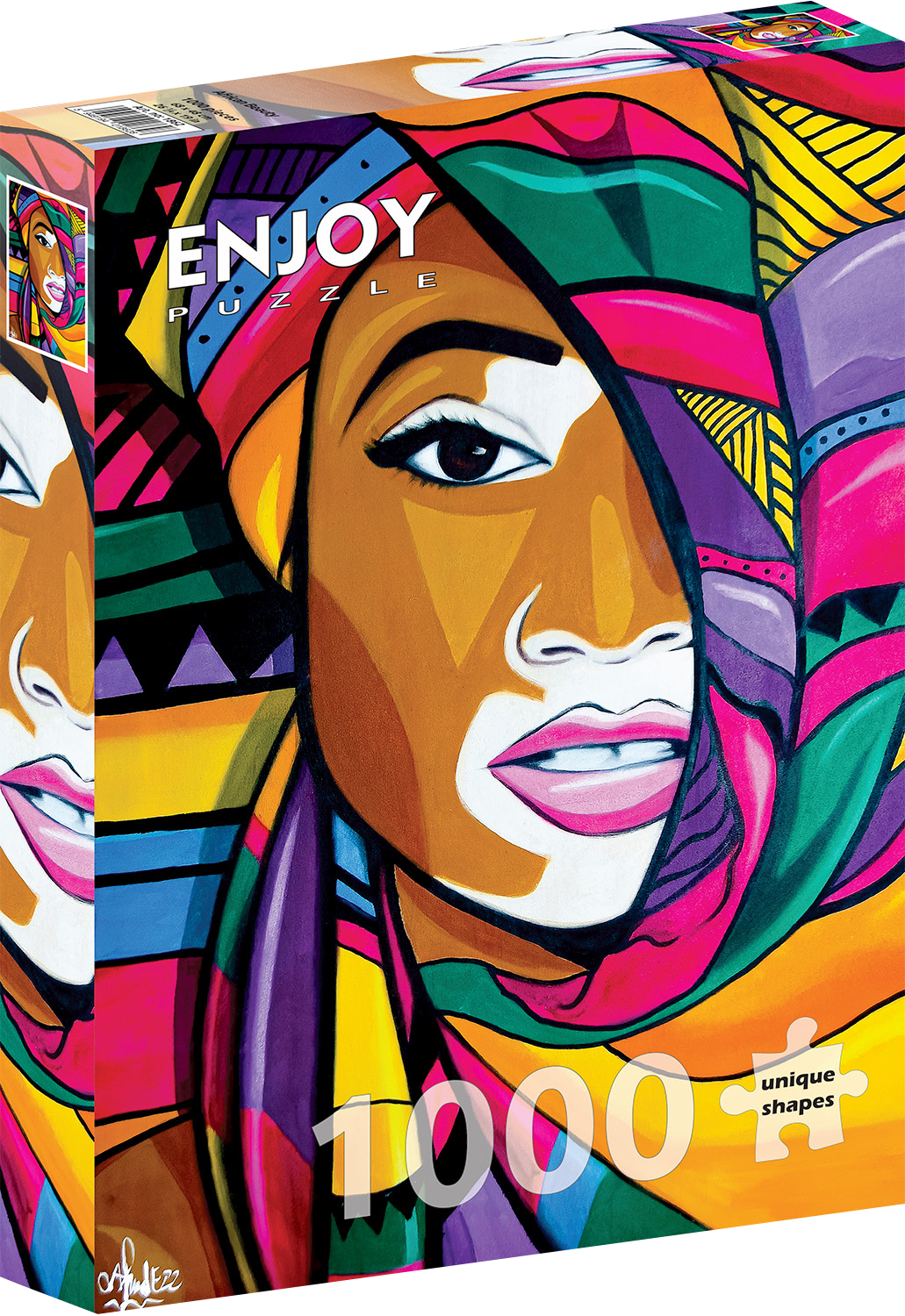 1000 Pieces Jigsaw Puzzle - African Beauty (1862)