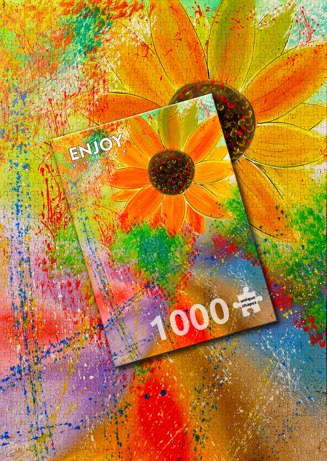 1000 Pieces Jigsaw Puzzle - Sunflower (1868)