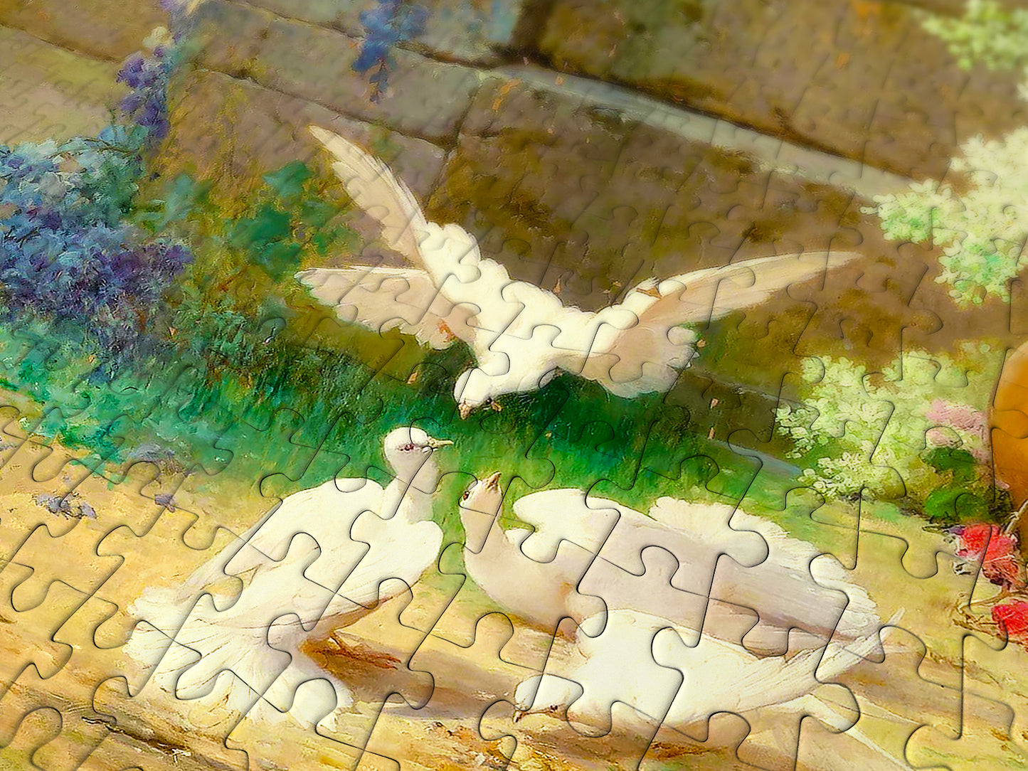 1000 Pieces Jigsaw Puzzle - Eugene Bidau: Le Printemps (1871)