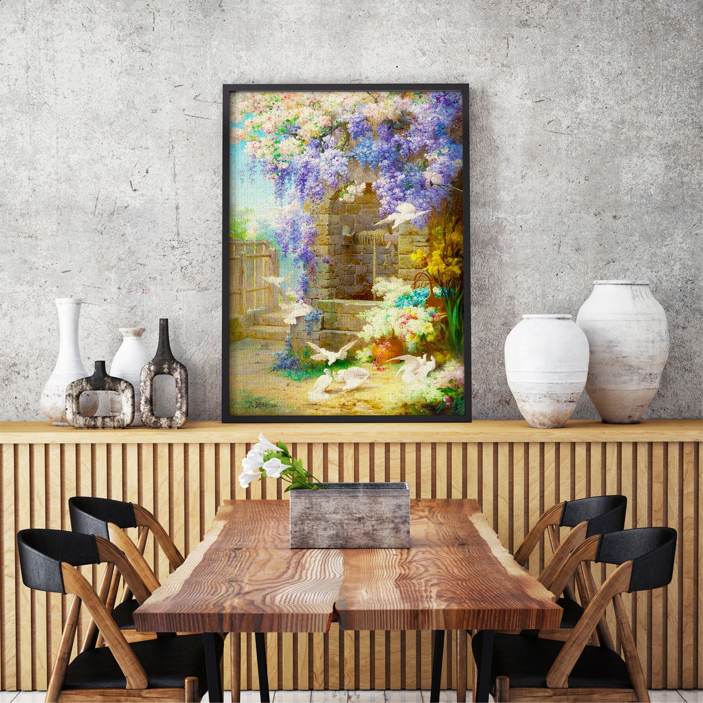 1000 Pieces Jigsaw Puzzle - Eugene Bidau: Le Printemps (1871)