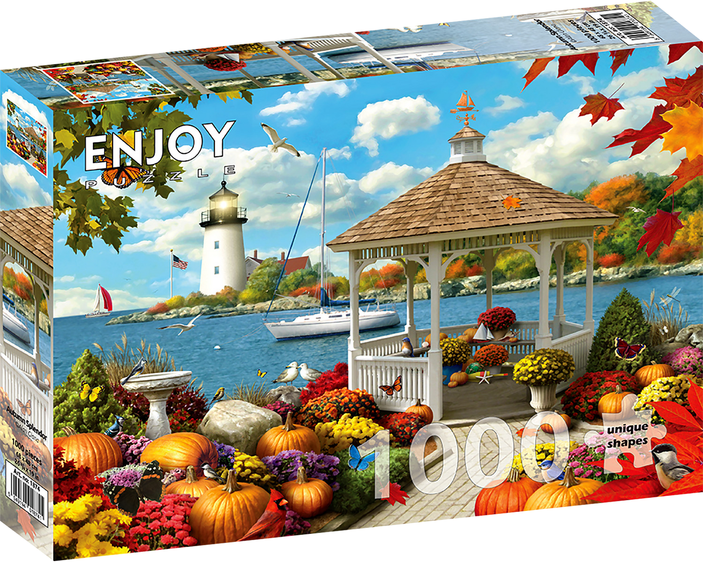 1000 Pieces Jigsaw Puzzle - Autumn Splendor (1874)