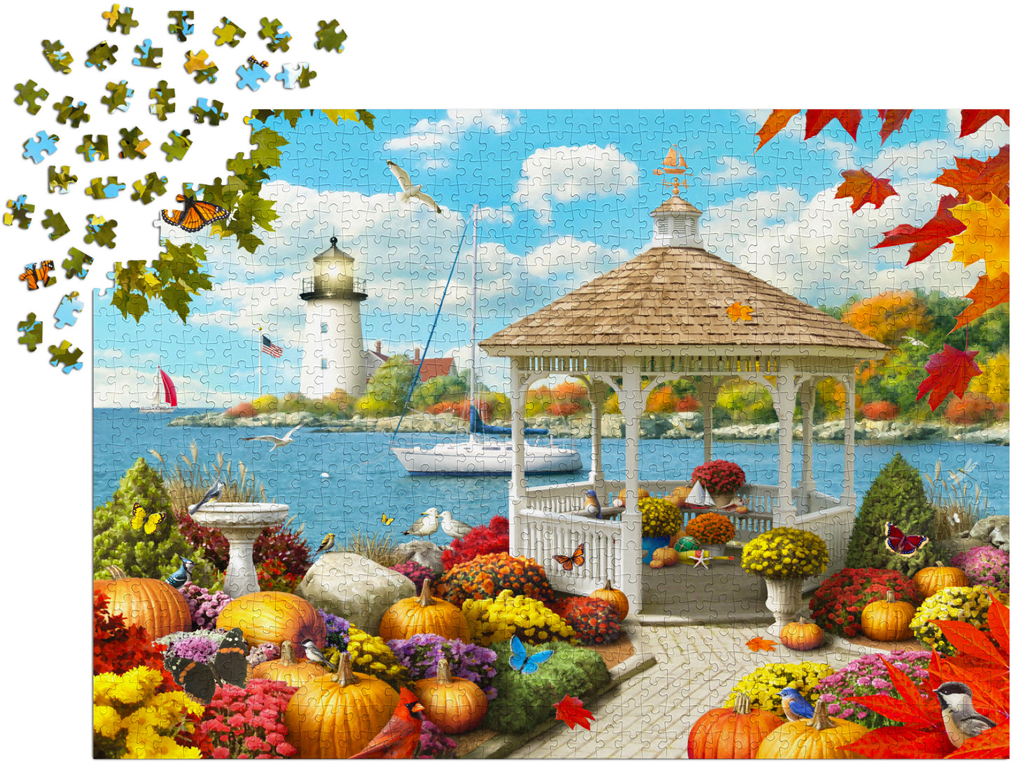 1000 Pieces Jigsaw Puzzle - Autumn Splendor (1874)