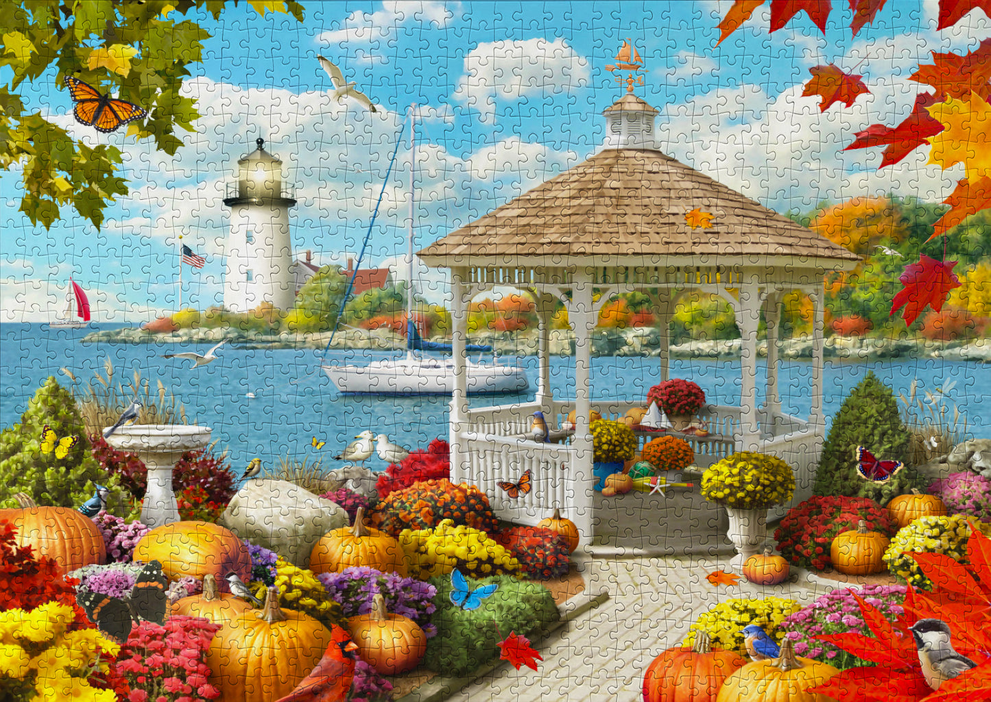 1000 Pieces Jigsaw Puzzle - Autumn Splendor (1874)