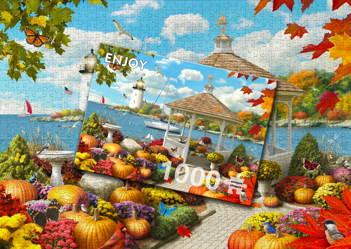 1000 Pieces Jigsaw Puzzle - Autumn Splendor (1874)