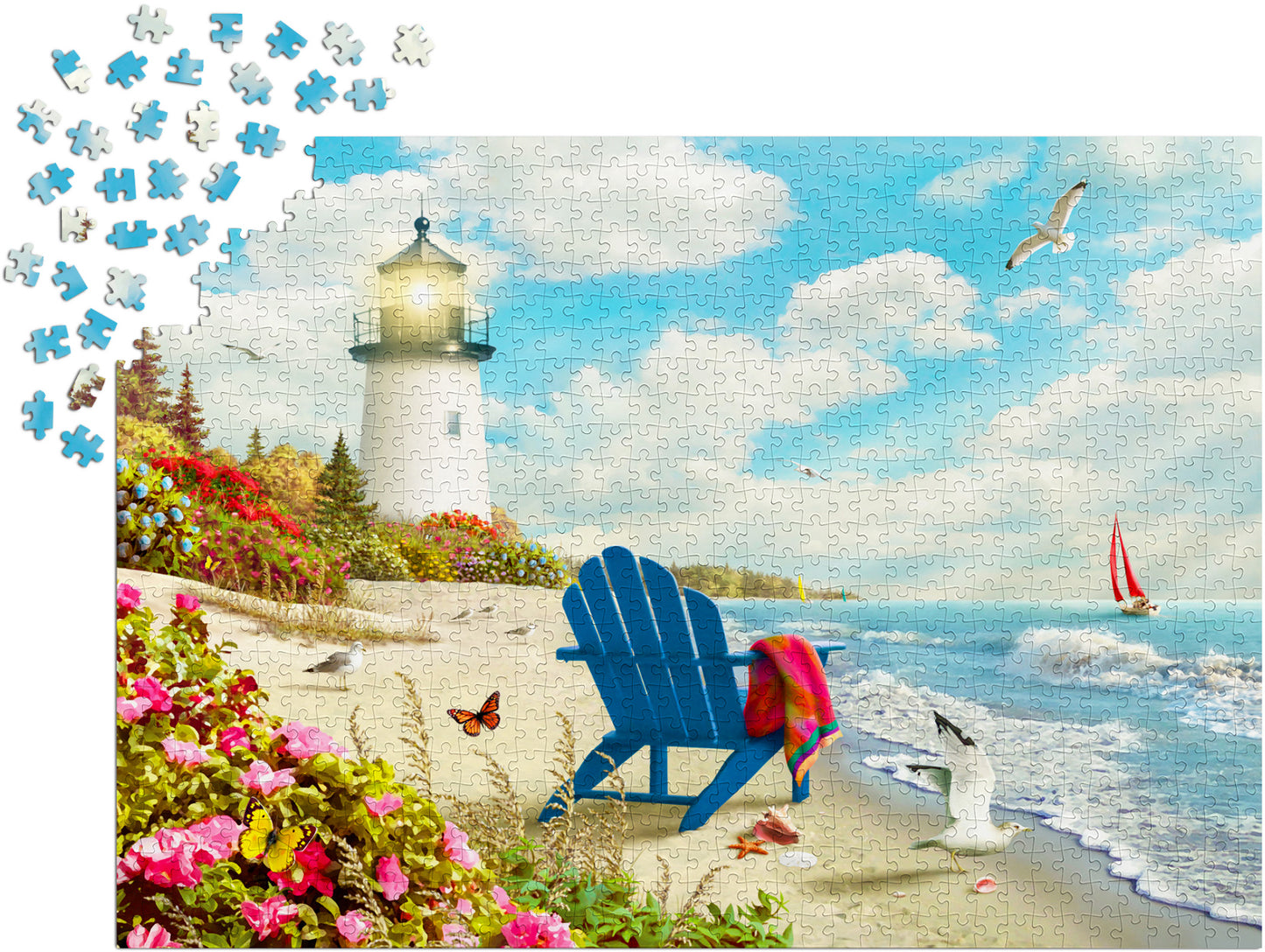 1000 Pieces Jigsaw Puzzle - Rays of Hope (1883)