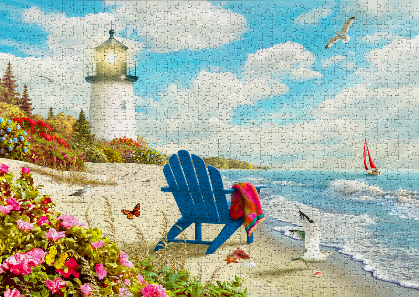 1000 Pieces Jigsaw Puzzle - Rays of Hope (1883)