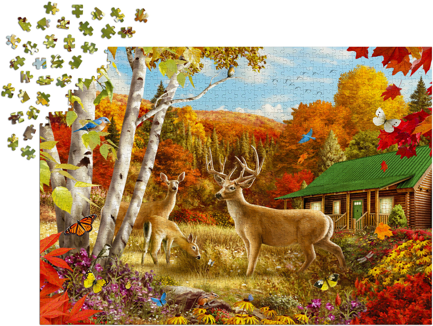 1000 Pieces Jigsaw Puzzle - Somewhere in a Field (1886)