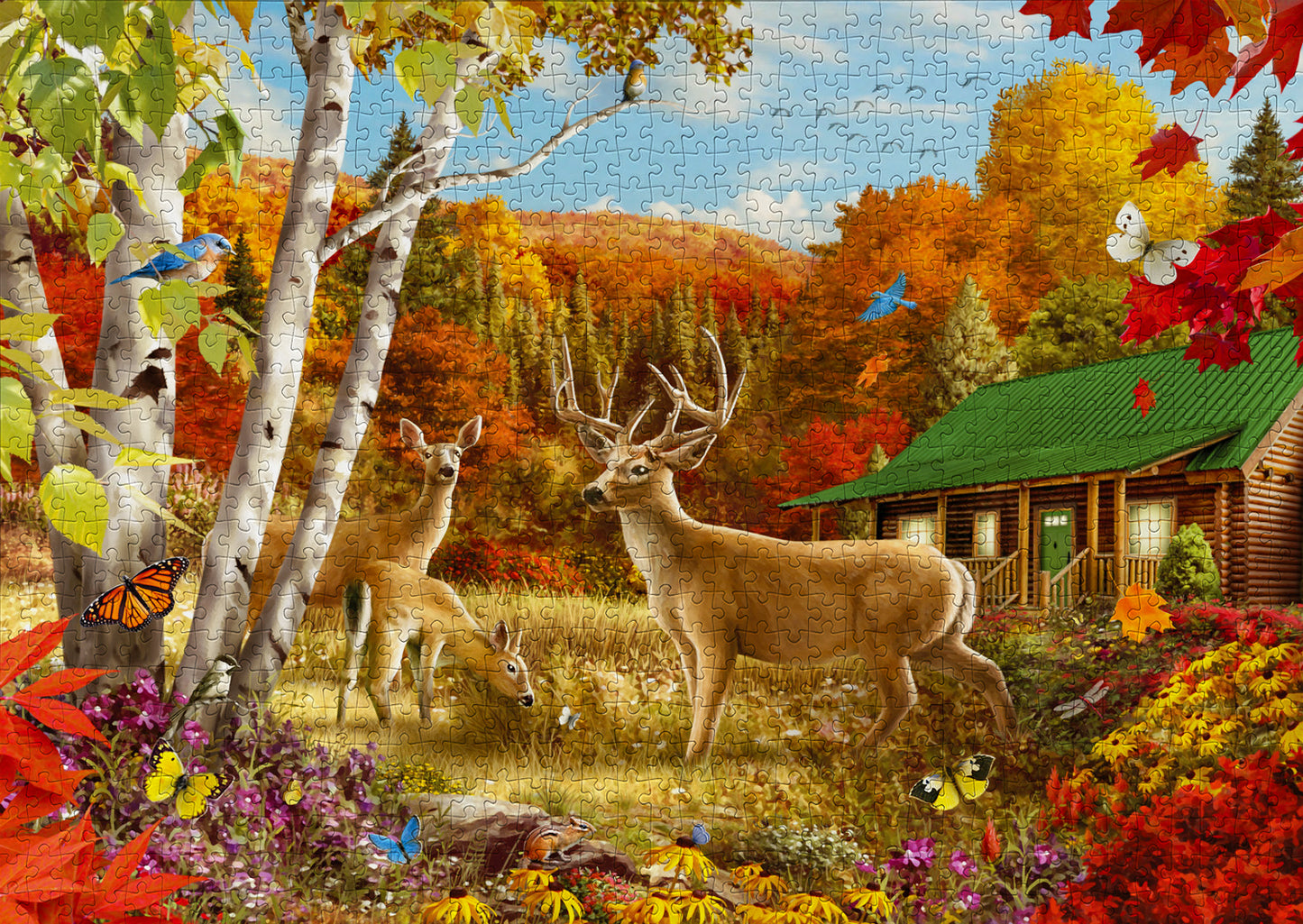 1000 Pieces Jigsaw Puzzle - Somewhere in a Field (1886)