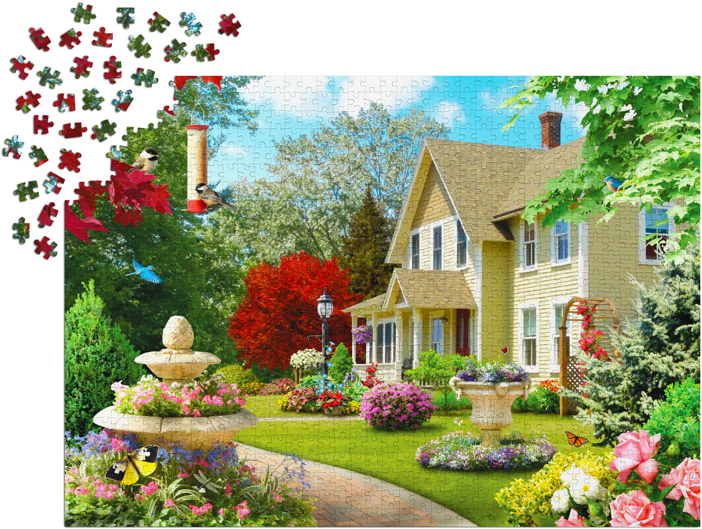 1000 Pieces Jigsaw Puzzle - Summer Morning (1889)