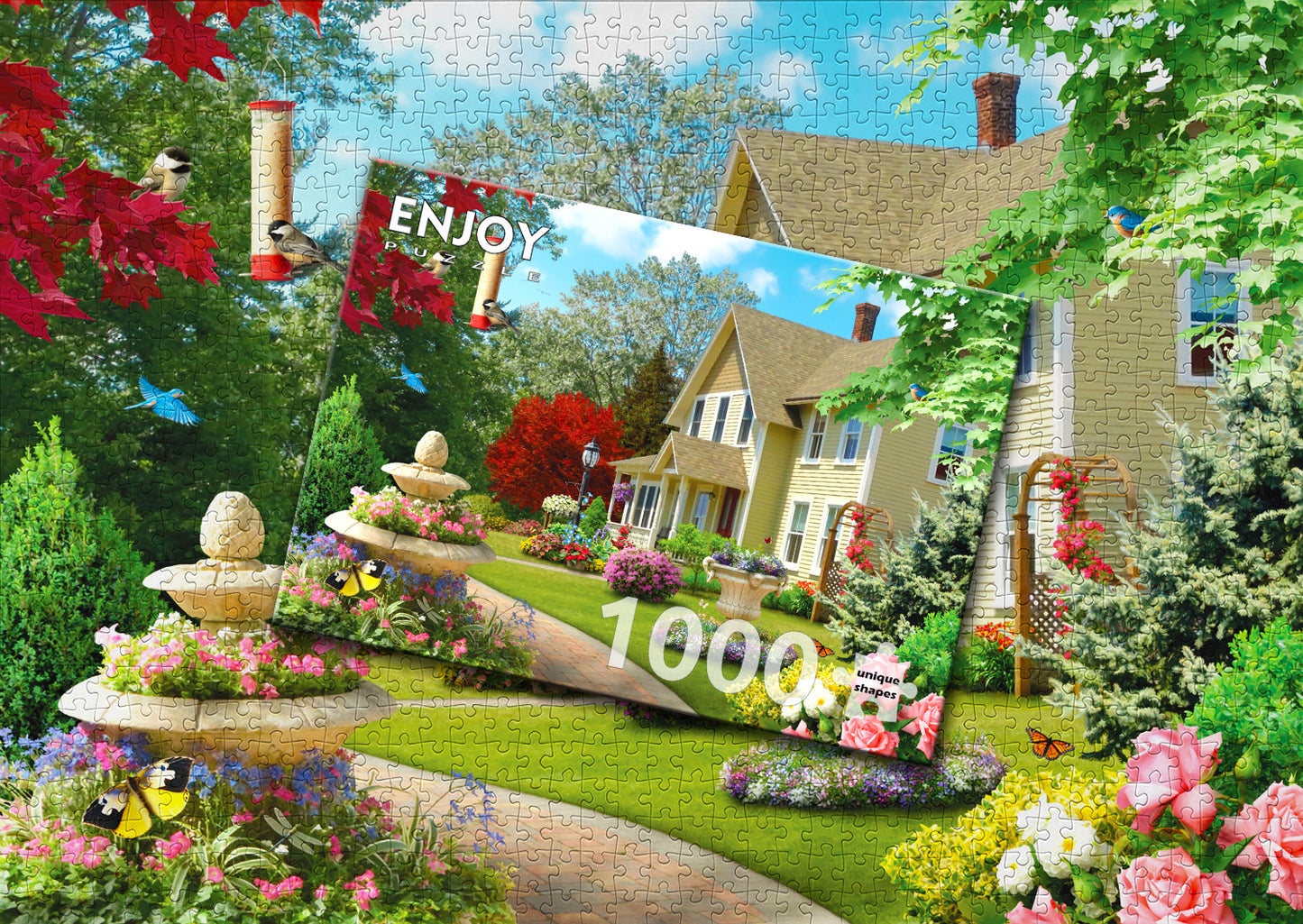 1000 Pieces Jigsaw Puzzle - Summer Morning (1889)