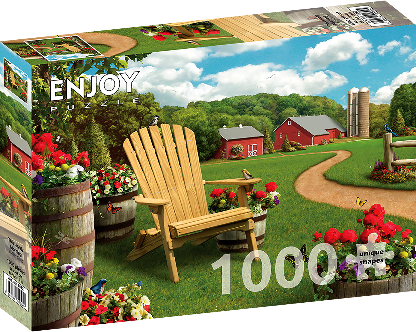 1000 Pieces Jigsaw Puzzle - This Lovely Morning (1892)