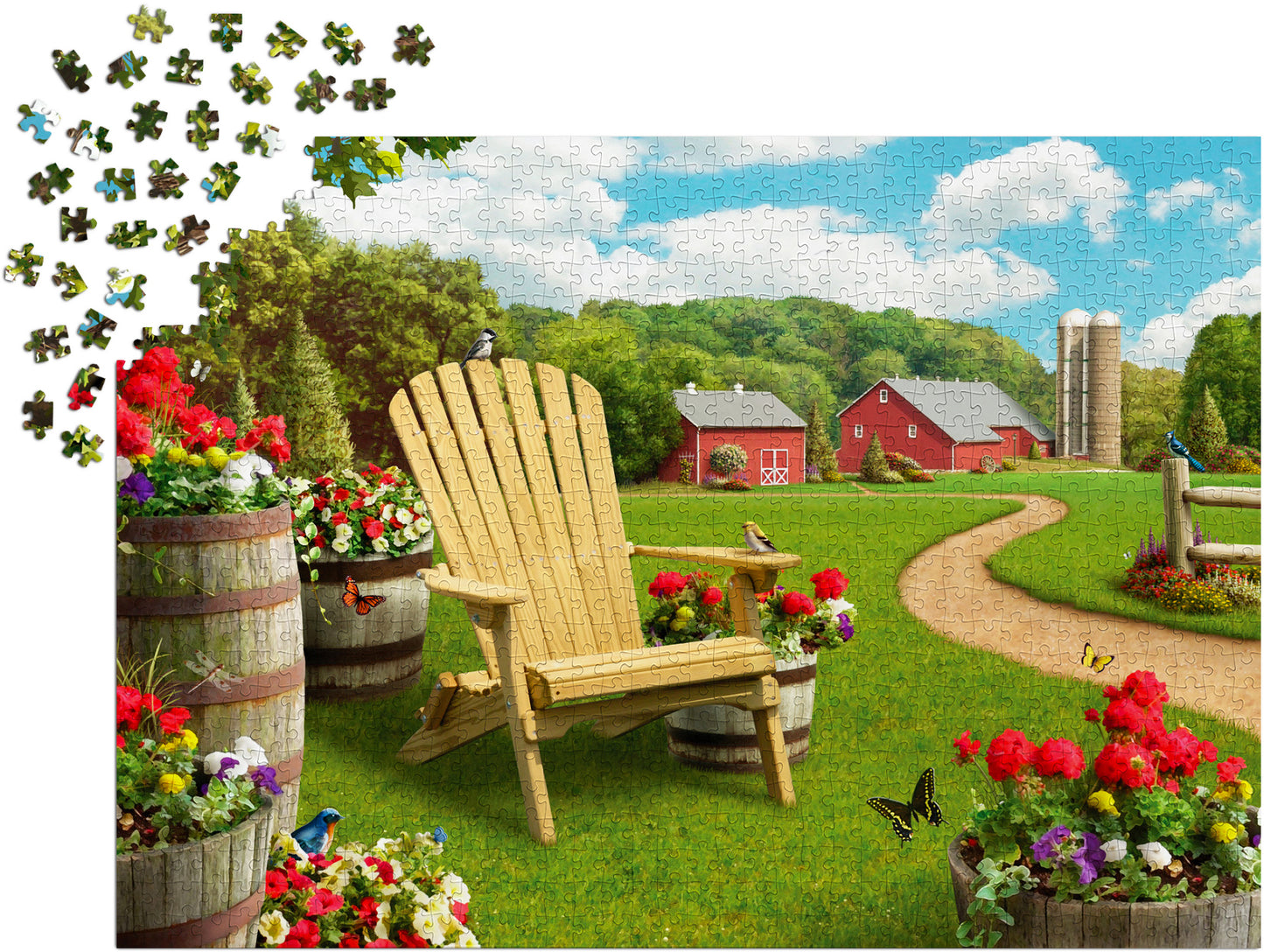 1000 Pieces Jigsaw Puzzle - This Lovely Morning (1892)