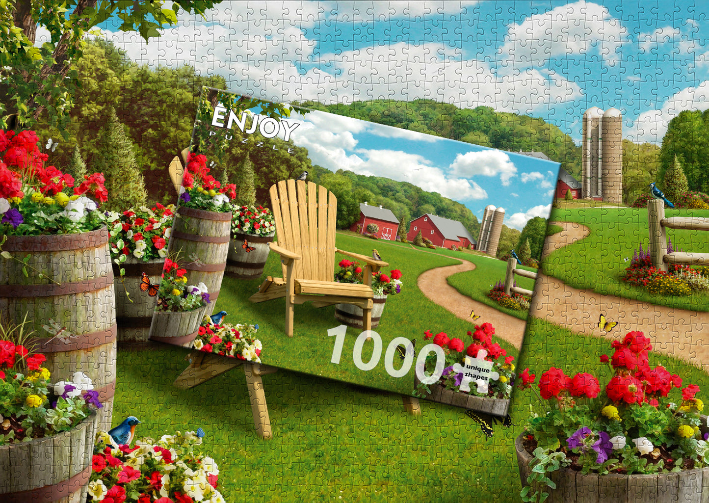 1000 Pieces Jigsaw Puzzle - This Lovely Morning (1892)