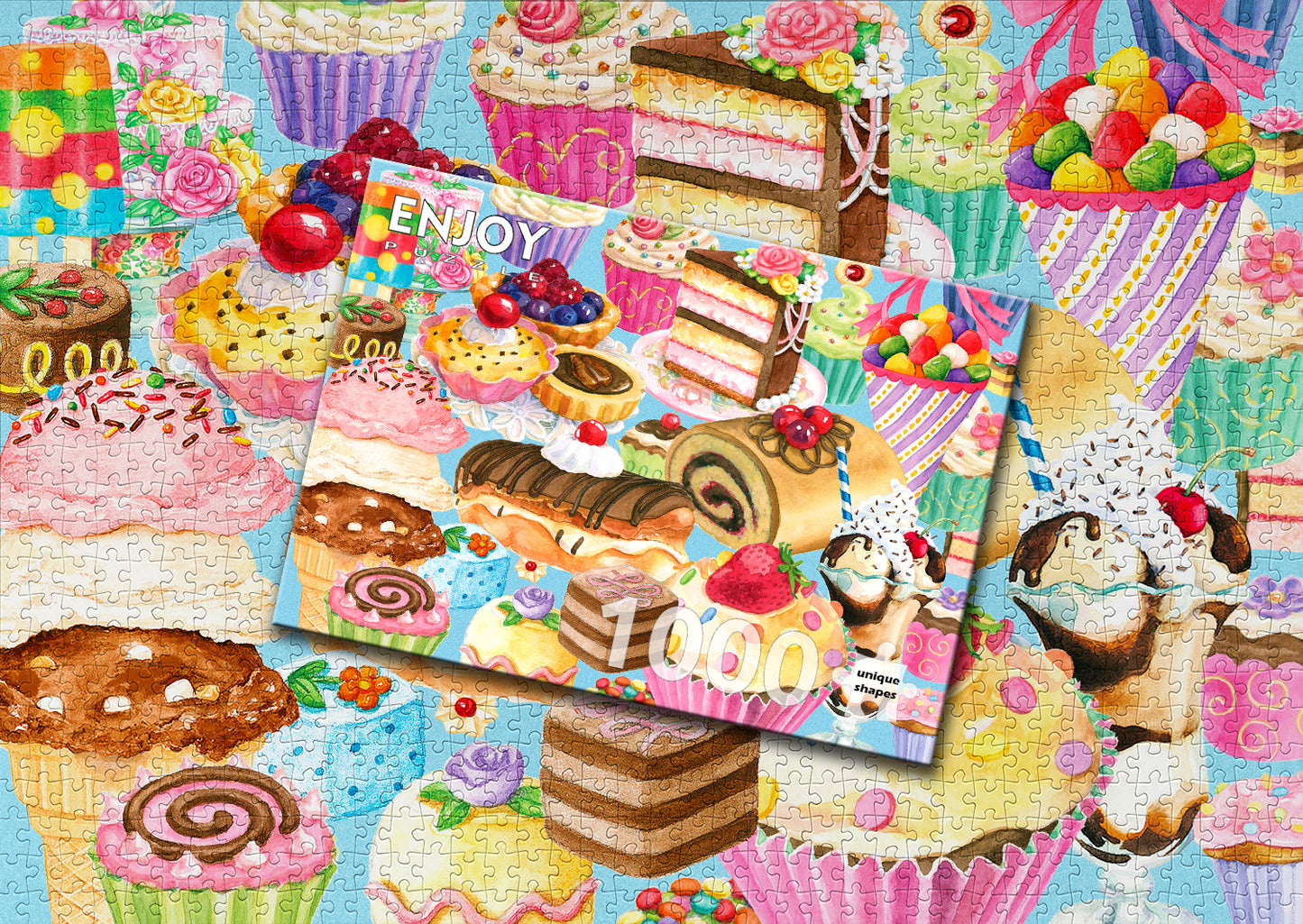 1000 Pieces Jigsaw Puzzle - Sweet Treats (1907)