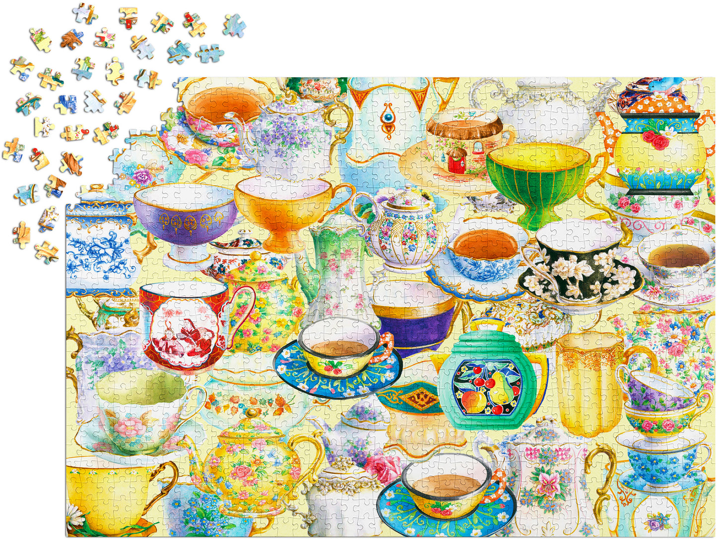 1000 Pieces Jigsaw Puzzle - Tea Time (1910)