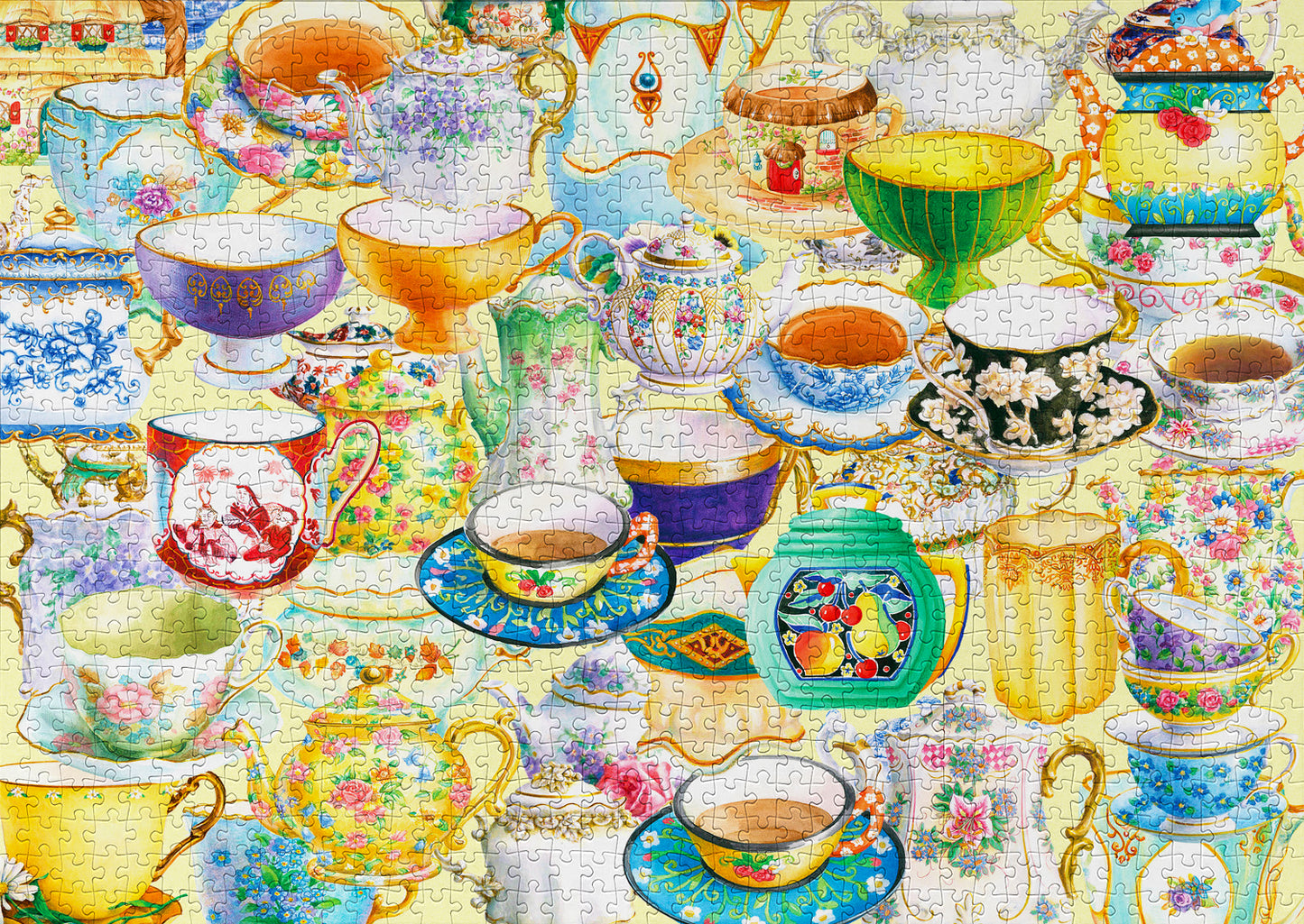 1000 Pieces Jigsaw Puzzle - Tea Time (1910)
