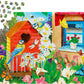 1000 Pieces Jigsaw Puzzle - Birdhouse Garden (1913)
