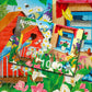 1000 Pieces Jigsaw Puzzle - Birdhouse Garden (1913)