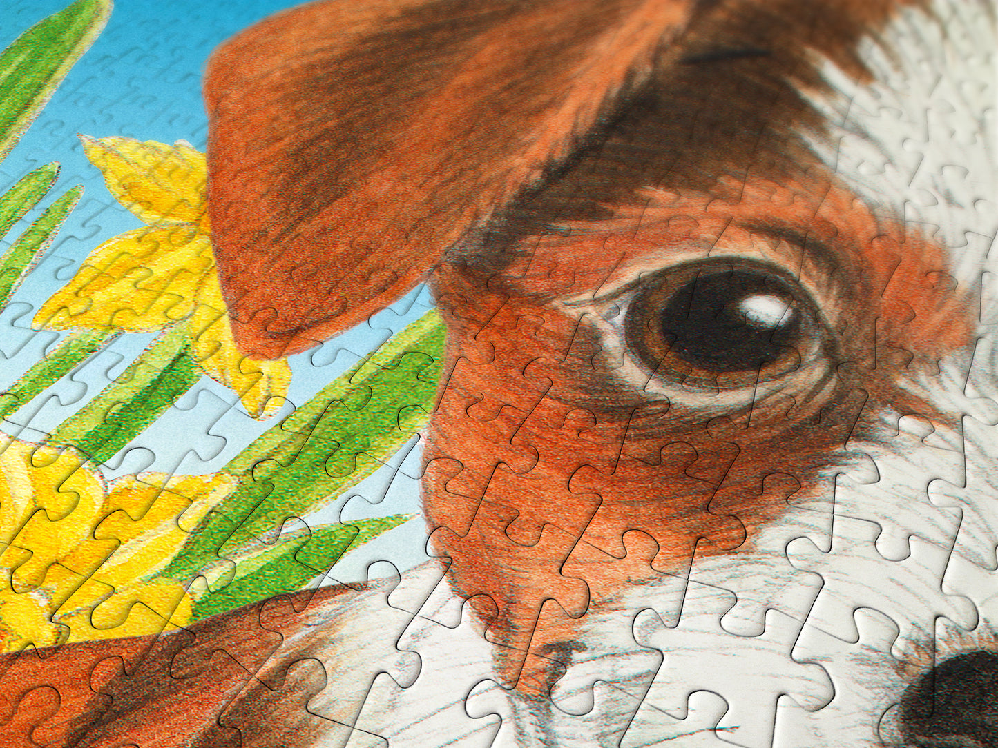 1000 Pieces Jigsaw Puzzle - Puppy Garden (1916)