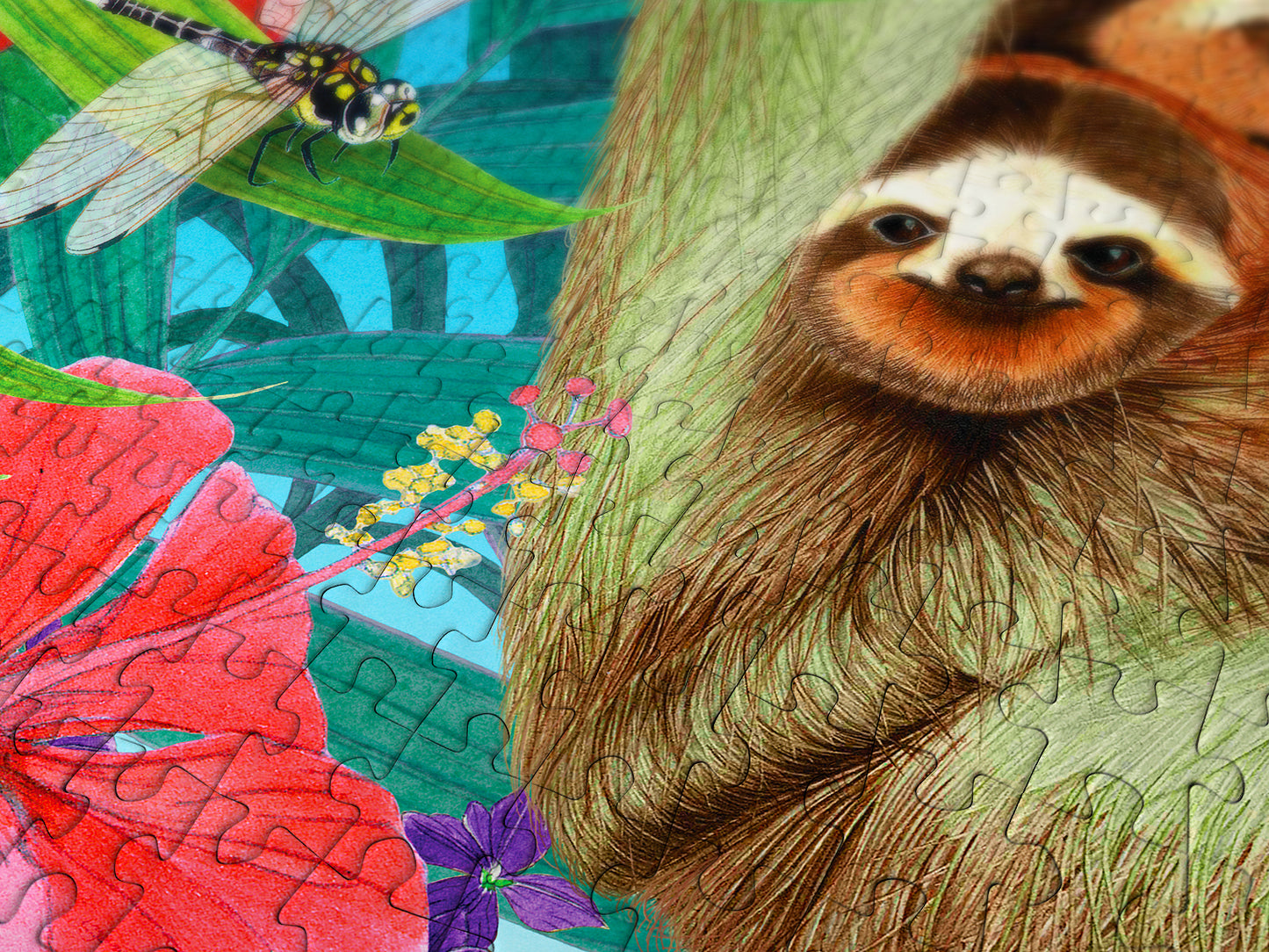 1000 Pieces Jigsaw Puzzle - Sweet Sloths (1919)