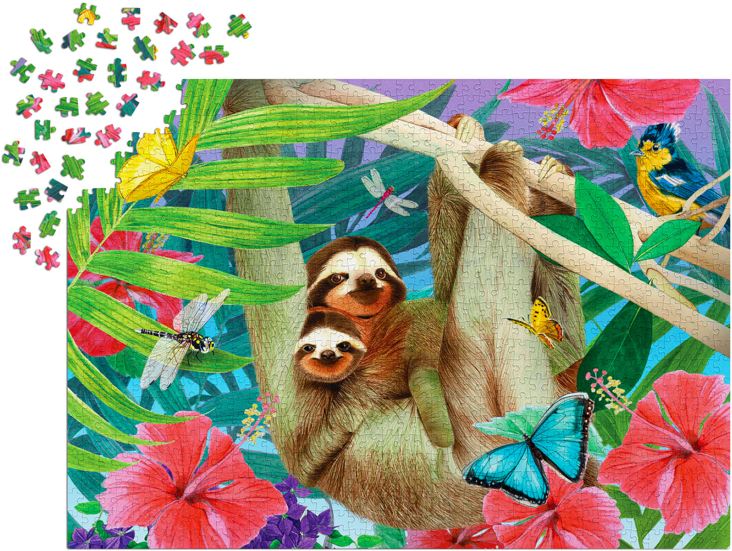 1000 Pieces Jigsaw Puzzle - Sweet Sloths (1919)