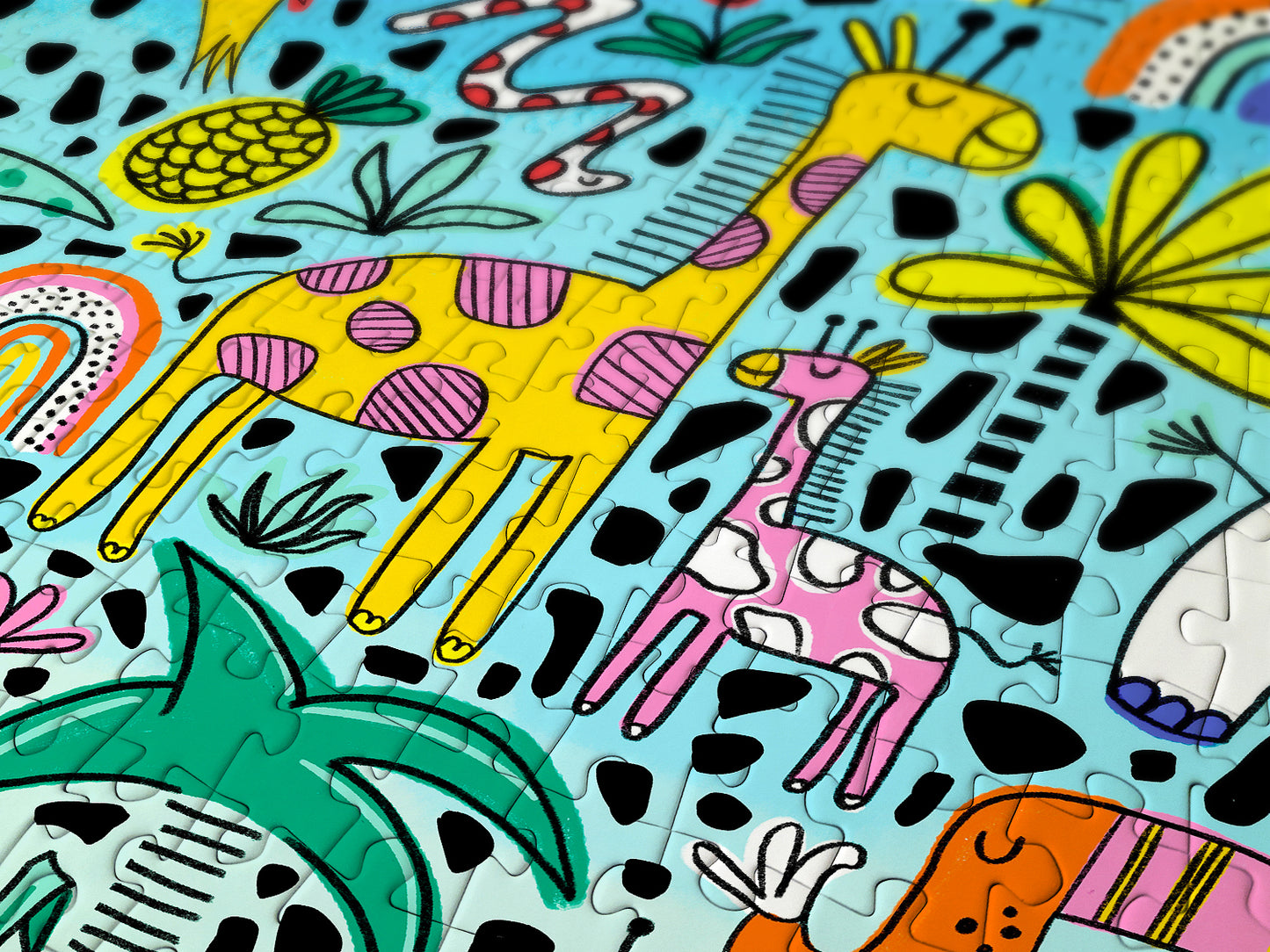 1000 Pieces Jigsaw Puzzle - Doodle Safari (1922)