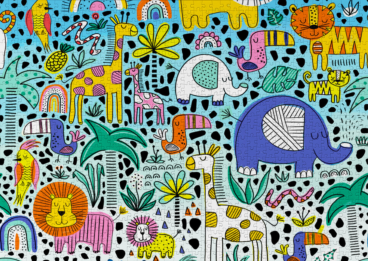 1000 Pieces Jigsaw Puzzle - Doodle Safari (1922)