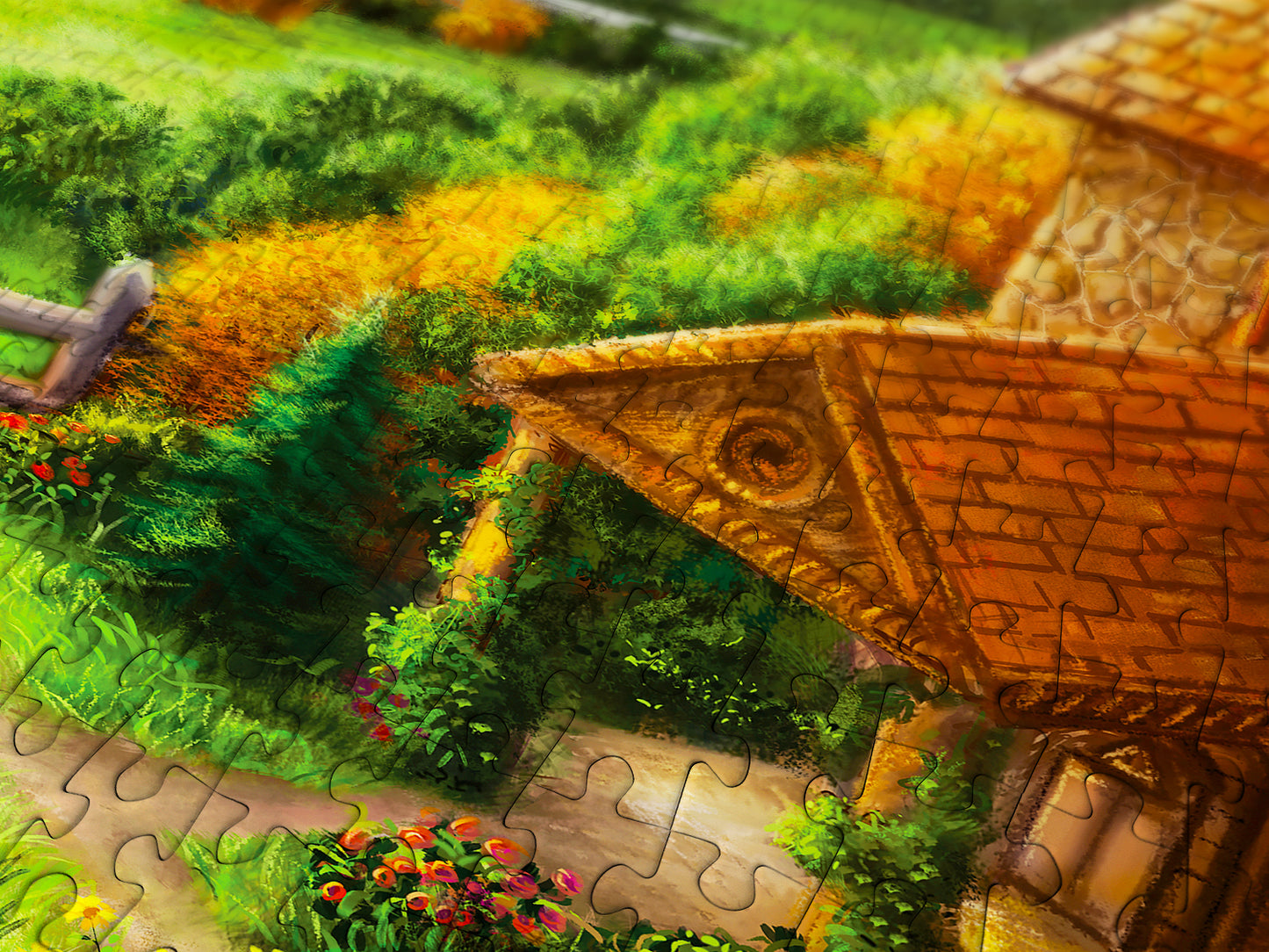 1000 Pieces Jigsaw Puzzle - Cottage at Dusk (1928)