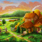 1000 Pieces Jigsaw Puzzle - Cottage at Dusk (1928)