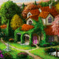 1000 Pieces Jigsaw Puzzle - Cottage in the Forest (1931)