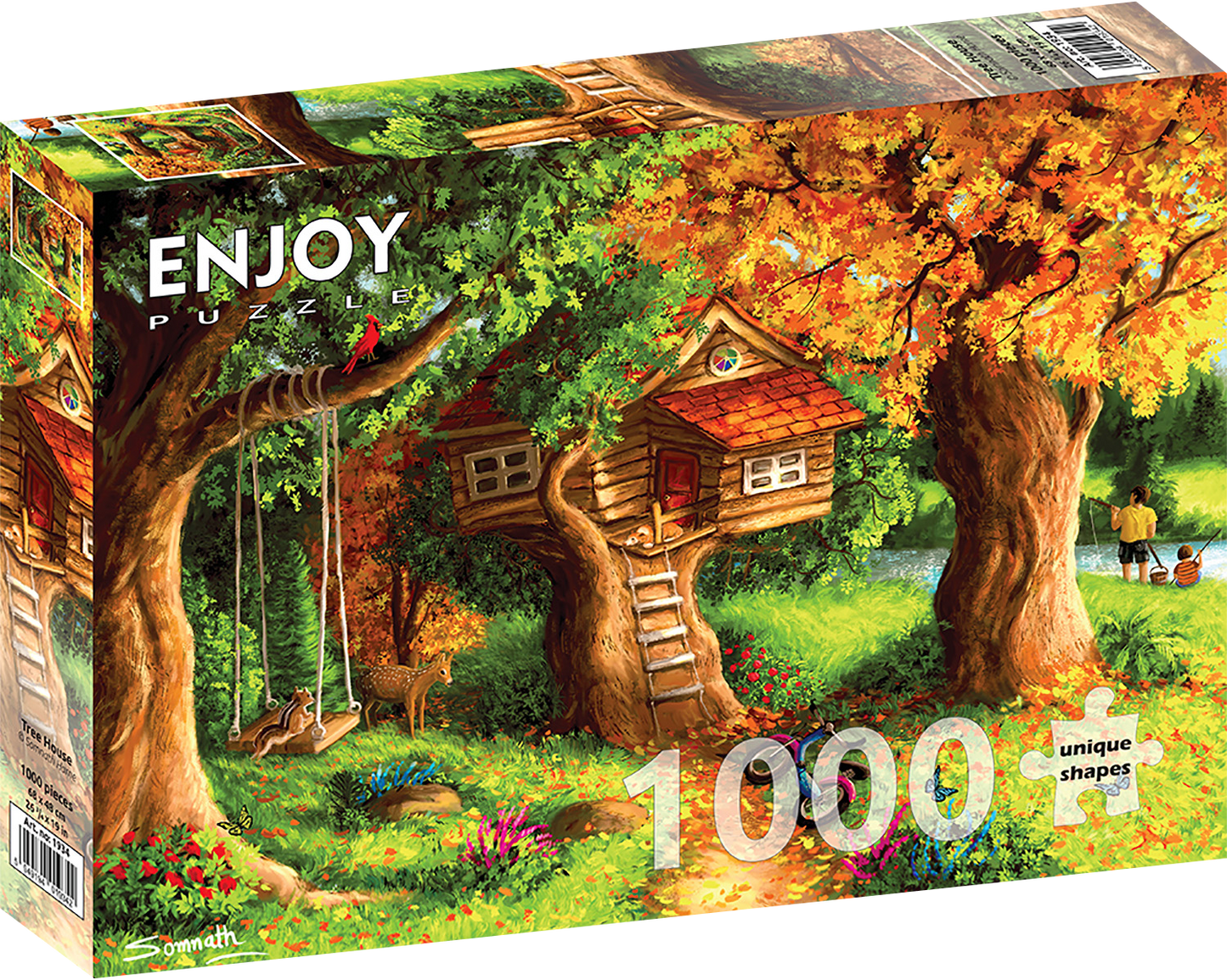 1000 Pieces Jigsaw Puzzle - Tree House (1934)