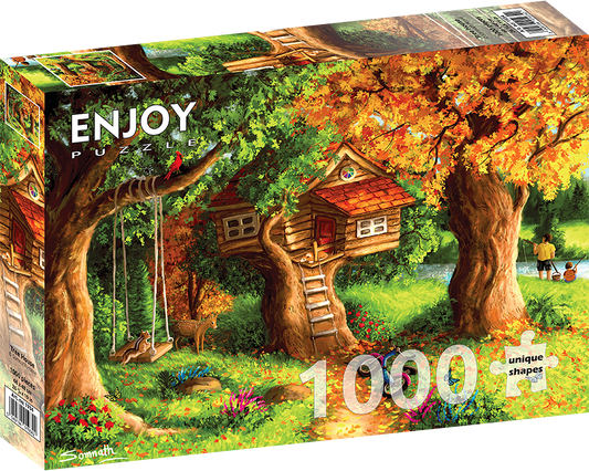 1000 Pieces Jigsaw Puzzle - Tree House (1934)