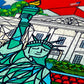 1000 Pieces Jigsaw Puzzle - American Landmarks Collage (1937)