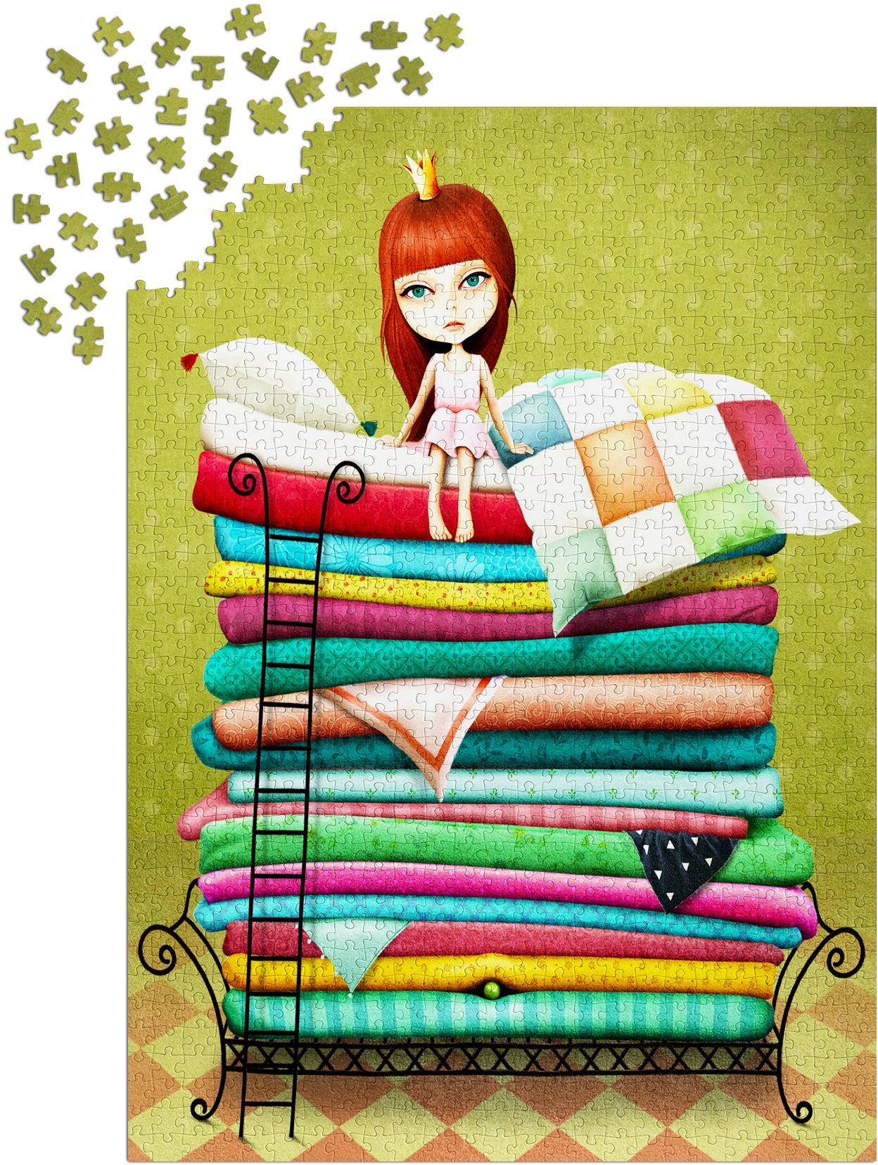 1000 Pieces Jigsaw Puzzle - Princess on the Pea (1946)